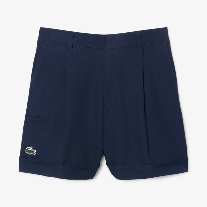 Bermuda Golf Femme Stretch Ultra Dry Bleu Lacoste | Route du Golf
