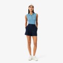 Bermuda Golf Femme Stretch Ultra Dry Bleu Lacoste | Route du Golf