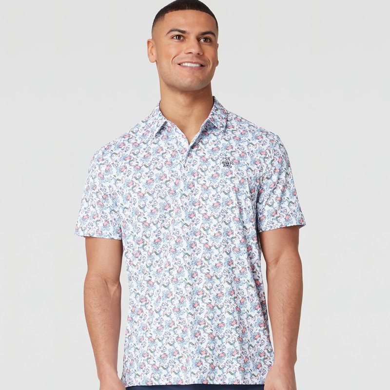 Polo Penguin Pete’n The Ocean Caddy Homme – Polo de golf fun et technique | Route du Golf