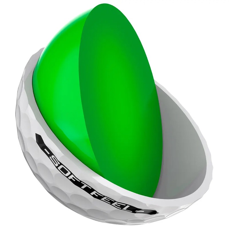 Balle de golf Srixon Soft Feel 14 White – Distance & douceur | Route du Golf