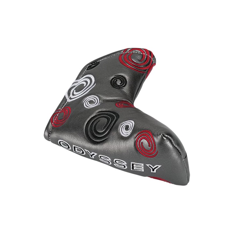 Capuchon de club Odyssey Swirl Blade Silver – Élégance et protection pour putter lame | RouteDuGolf