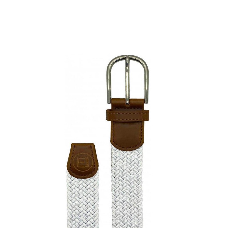 Ceinture Skimp Tressée Aventurière Blanche | Ceinture de golf élégante et confortable - routedugolf.com