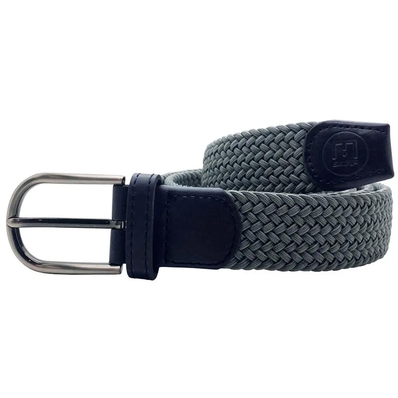 Ceinture Skimp Tressée Aventurière Gris Clair | Ceinture de golf élégante et résistante - routedugolf.com