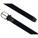 Ceinture Skimp Tressée Aventurière Noire | Ceinture de golf élégante et résistante - routedugolf.com