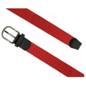Ceinture Skimp Tressée Aventurière Rouge | Ceinture de golf élégante et tendance - routedugolf.com