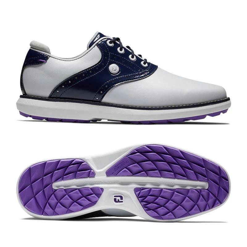 Chaussures de Golf FootJoy Traditions Spikeless Femme – Élégance, Confort et Polyvalence