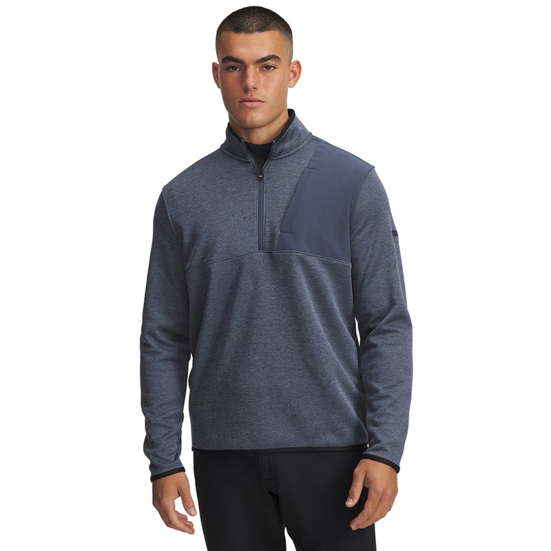 Sweat Under Armour Drive UA Fleece HZ | Sweat de golf homme chaud et respirant - routedugolf.com