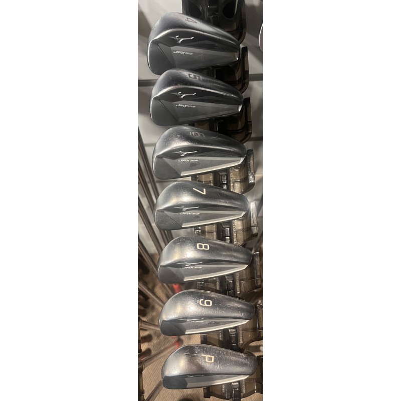 Mizuno JPX 919 – Set fers PW au 4, Acier X-Stiff, Occasion