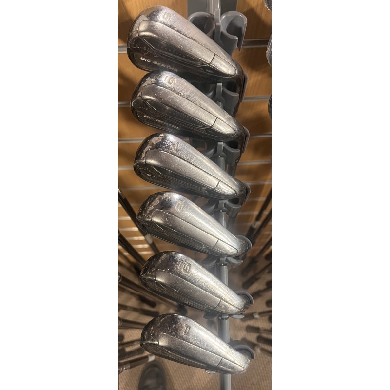 Callaway Big Bertha – Set de fers occasion du fer 5 au PW acier Regular – Golf