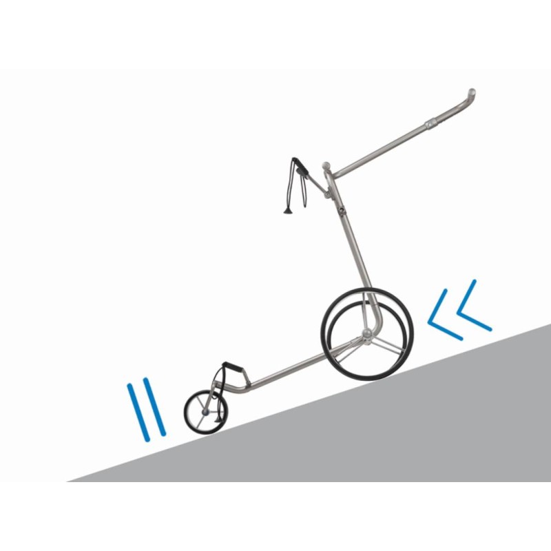 Chariot de Golf Électrique Titane – Ultra Léger 5,9 kg, Pliable & Haut de Gamme