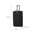 Sac de transport JuCad Travel à roulettes – Pratique & robuste