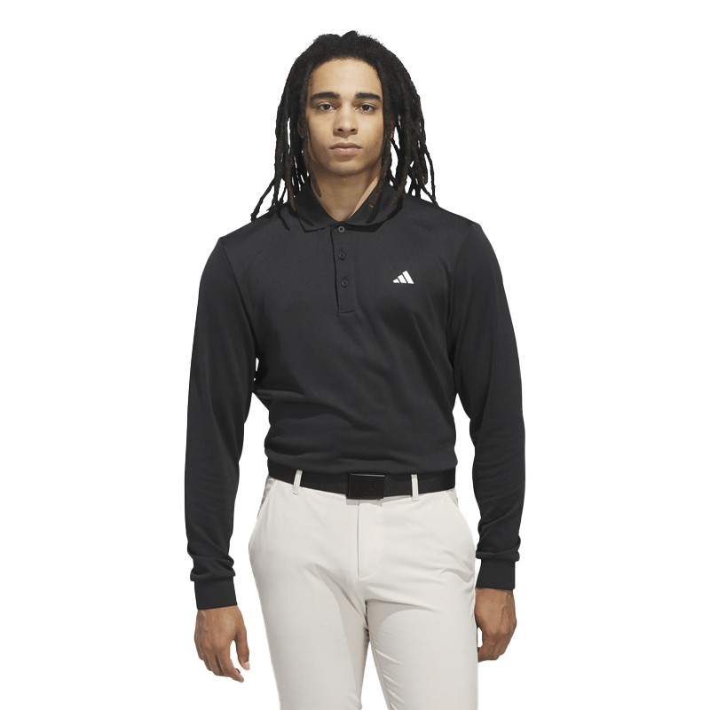 Polo Adidas ULT C.RDY LS | Polo de golf manches longues chaud et respirant – Route du Golf
