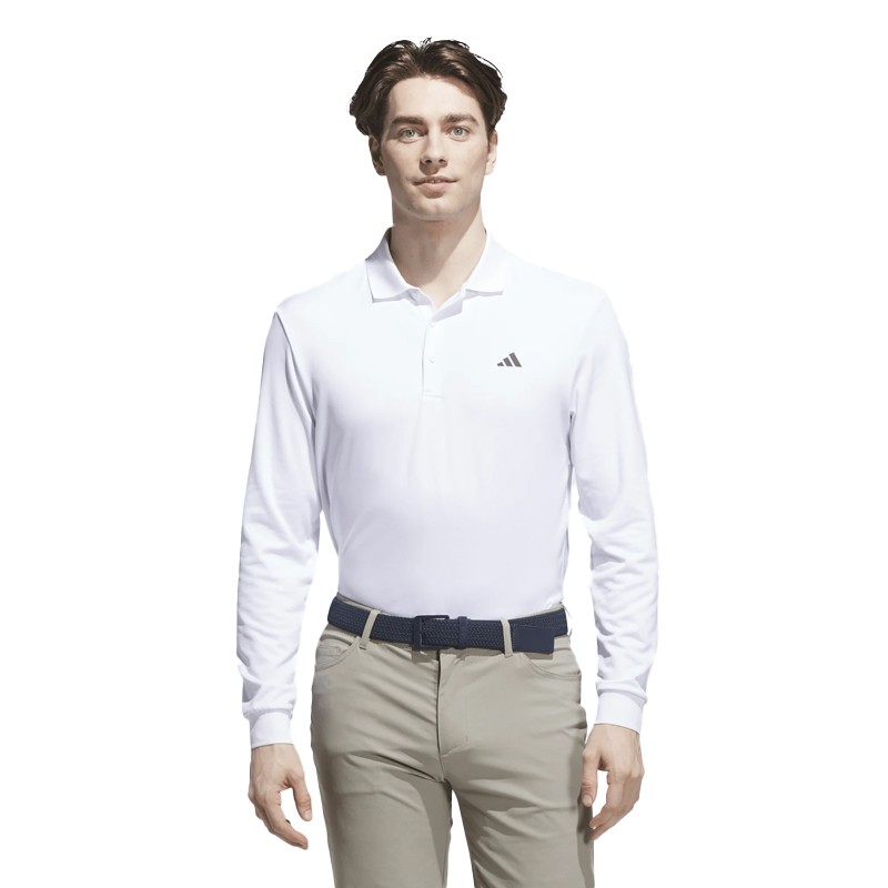 Polo Adidas ULT C.RDY LS | Polo de golf manches longues chaud et respirant – Route du Golf