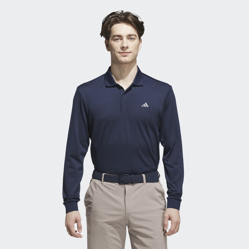 Polo Adidas ULT C.RDY LS | Polo de golf manches longues chaud et respirant – Route du Golf