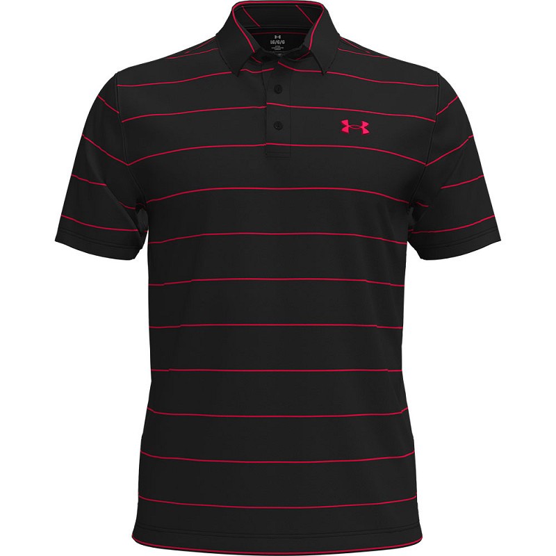 Polo Under Armour Playoff 3.0 Stripe | Polo de golf rayé respirant et performant – Route du Golf