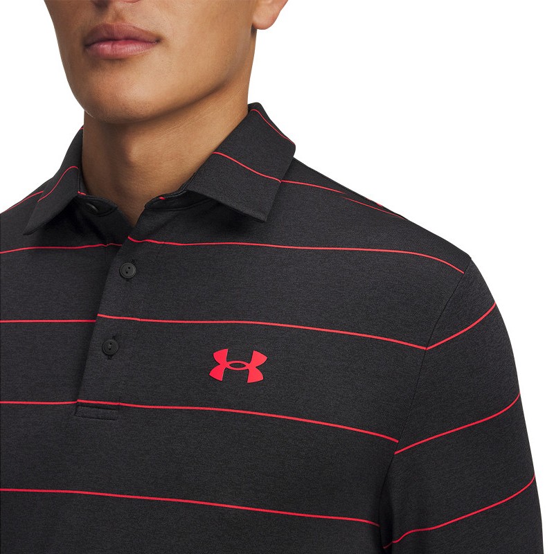 Polo Under Armour Playoff 3.0 Stripe | Polo de golf rayé respirant et performant – Route du Golf