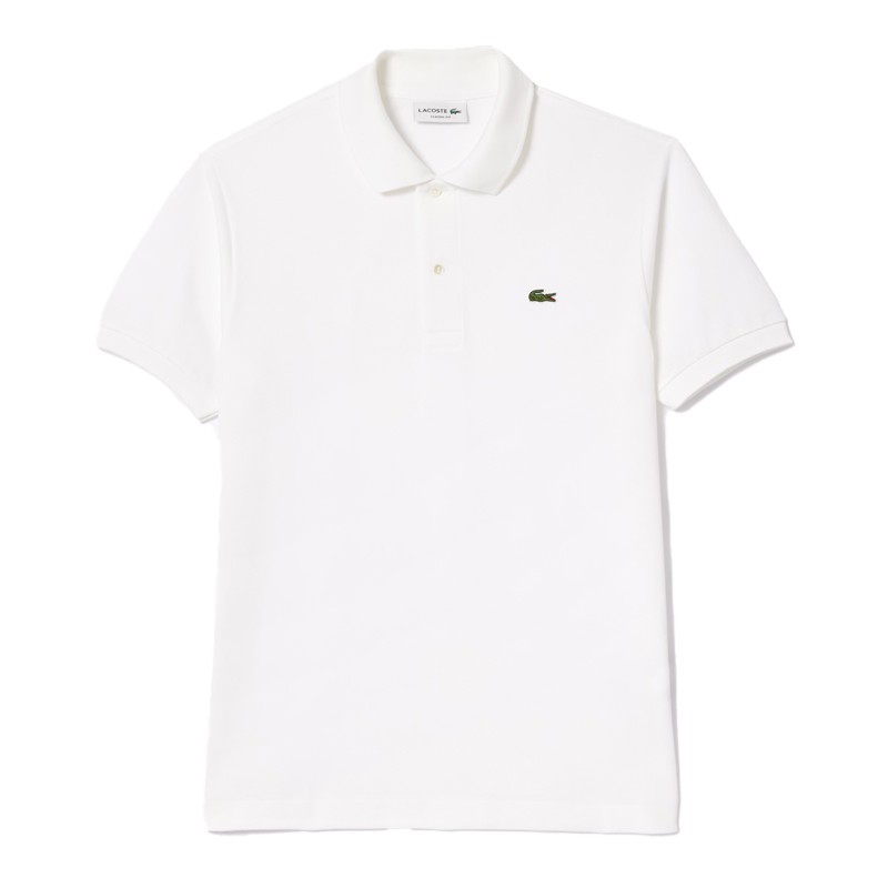 Polo Lacoste Bord-Côte Blanc - Élégance et confort pour le golf | Route du Golf