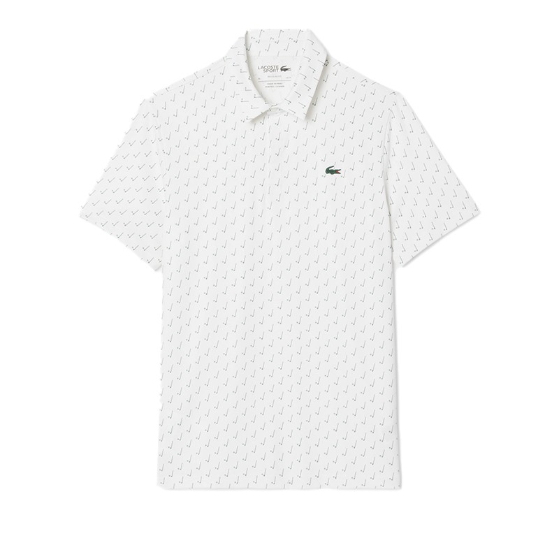 Polo Lacoste Golf Bord-Côtes DH5175 - Polo stretch respirant et anti-UV | Route du Golf