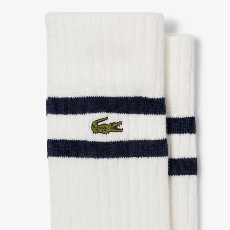 Chaussettes Lacoste Côtelées RA6842 - Confort et style sport | Route du Golf