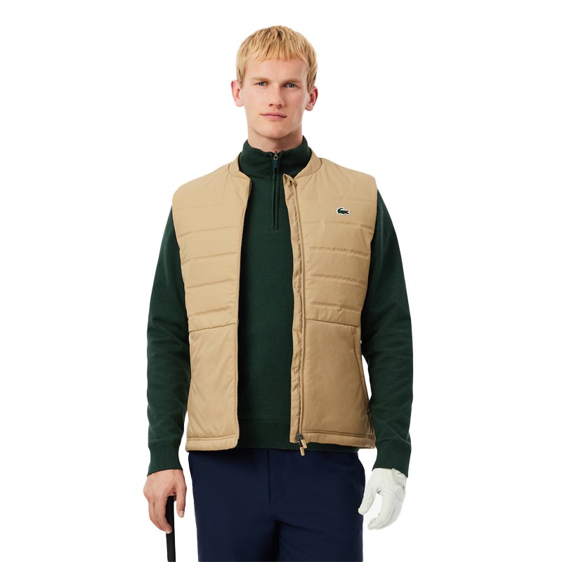 Veste Golf Matelassée Sans Manches Lacoste BH2684 - Gilet technique homme | Route du Golf