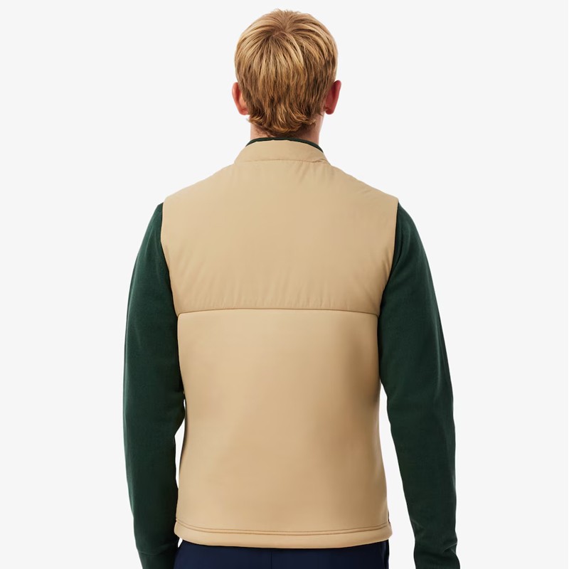 Veste Golf Matelassée Sans Manches Lacoste BH2684 - Gilet technique homme | Route du Golf