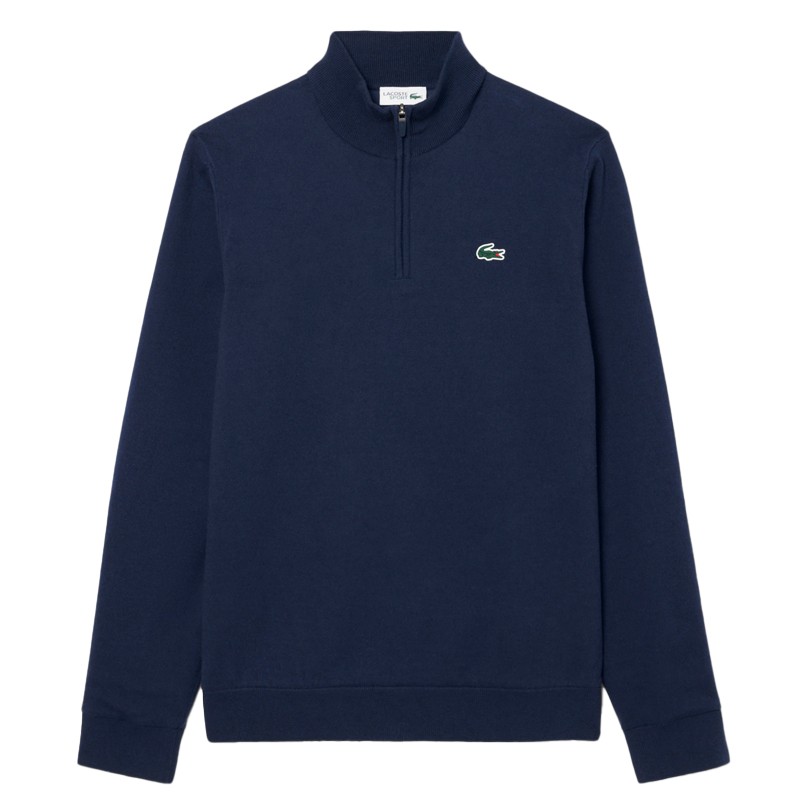 Pull Golf Quart-Zip Coupe-Vent Lacoste AH4808 - Pull technique homme | Route du Golf