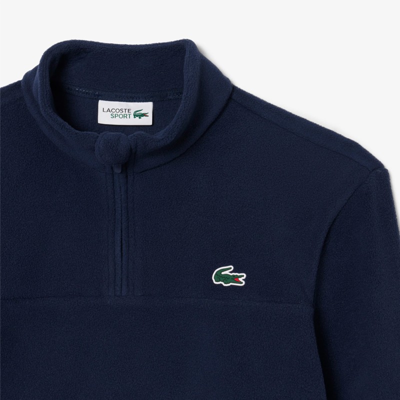 Polaire Lacoste Midlayer Quart-Zip SH4809 - Pull technique golf homme | Route du Golf