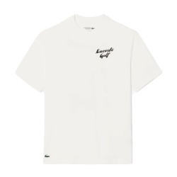 T-shirt Lacoste Relaxed Imprimé - Style décontracté et confort coton | Route du Golf