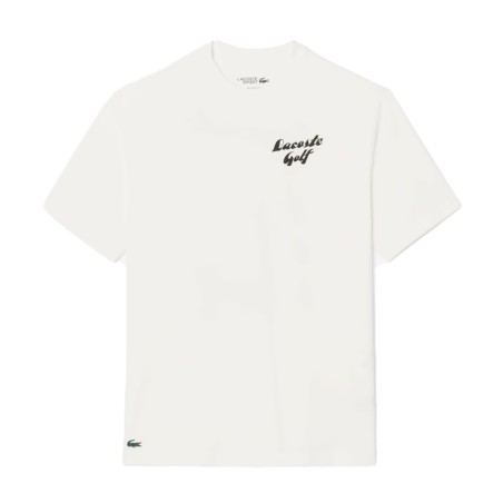 T-shirt Lacoste Relaxed Imprimé - Style décontracté et confort coton | Route du Golf