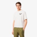 T-shirt Lacoste Relaxed Imprimé - Style décontracté et confort coton | Route du Golf