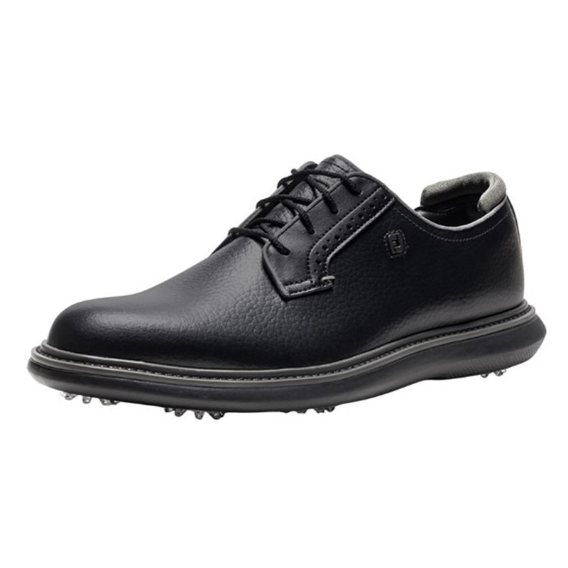 FootJoy Traditions Noir – Chaussure de golf classique, élégante et imperméable | Route du Golf