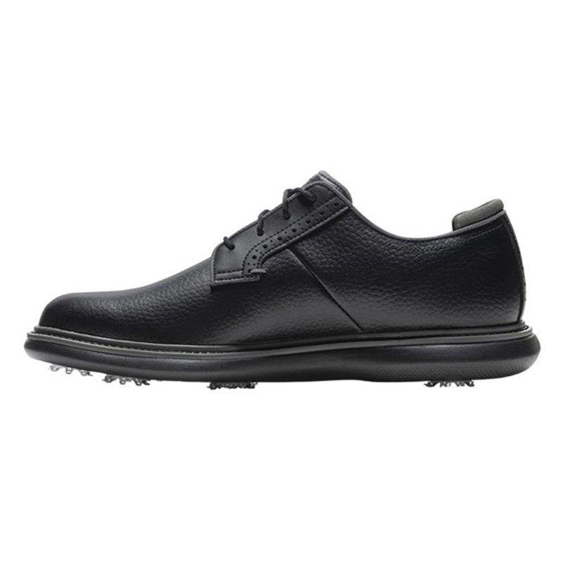 FootJoy Traditions Noir – Chaussure de golf classique, élégante et imperméable | Route du Golf