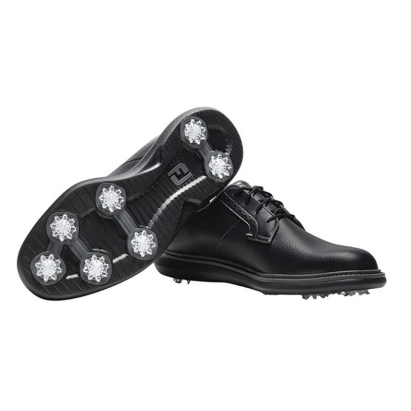 FootJoy Traditions Noir – Chaussure de golf classique, élégante et imperméable | Route du Golf
