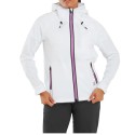 Veste de pluie FootJoy HydroKnit Blanc/Noir/Mûre | Imperméable & stretch | Route du Golf