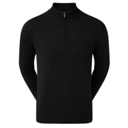 Pull FootJoy Wool Blend 1/2 Zip – Pull de golf en laine chaud et élégant | Route du Golf