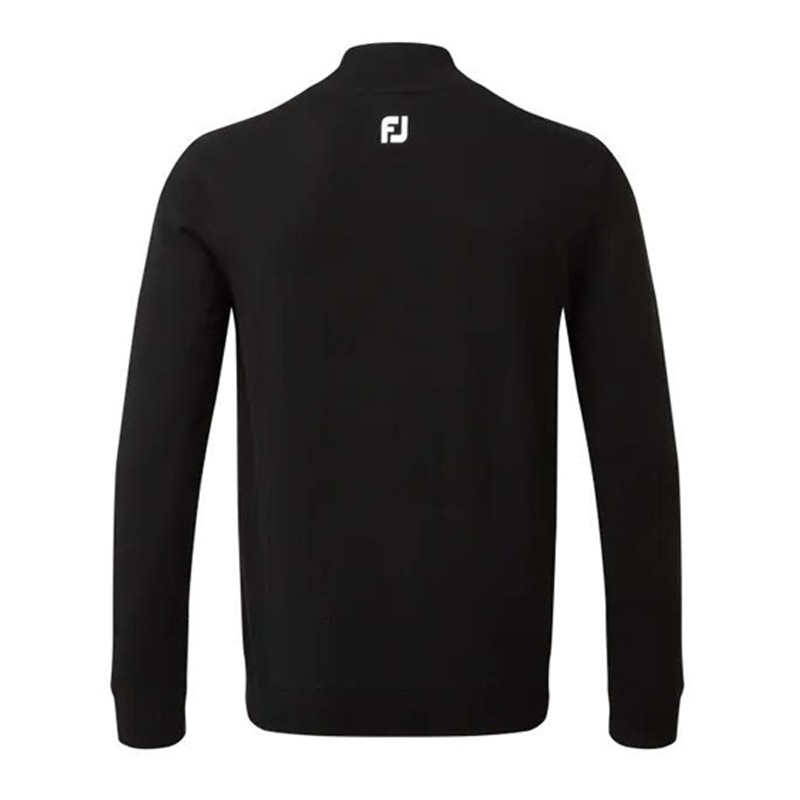Pull FootJoy Wool Blend 1/2 Zip – Pull de golf en laine chaud et élégant | Route du Golf