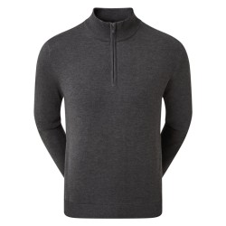 Pull FootJoy Wool Blend 1/2 Zip – Pull de golf en laine chaud et élégant | Route du Golf
