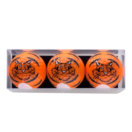 Lot de 3 Balles de Golf Tigre – Balles Fantaisie & Cadeau Original | Route du Golf