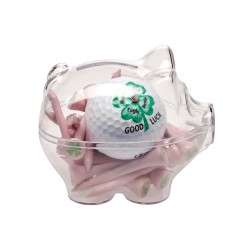 Tirelire Cochon Good Luck – Cadeau Porte-Bonheur Original | Route du Golf