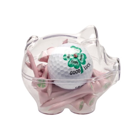 Tirelire Cochon Good Luck – Cadeau Porte-Bonheur Original | Route du Golf