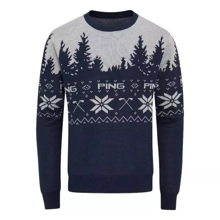 Pull de Noël Ping – Pull Festif de Golf | Confort & Style Hivernal