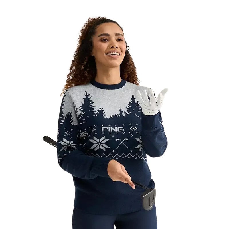 Pull de Noël Ping – Pull Festif de Golf | Confort & Style Hivernal
