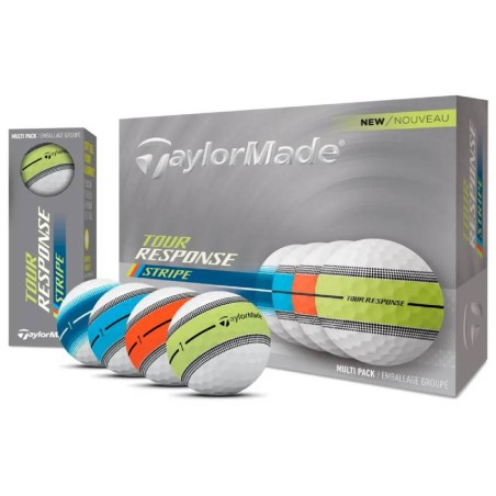 Balles de golf Taylormade 25 Tour Response Stripe