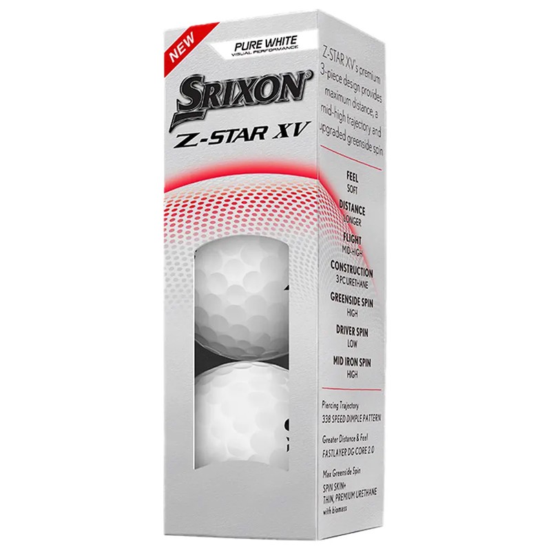 Balles de golf Srixon Z-Star XV 9 | Distance & Performance Tour
