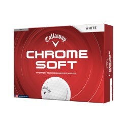 Balles de golf Callaway Chrome Soft 2026 | Toucher doux & Performance Tour