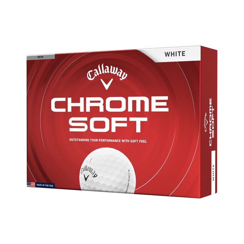 Balles de golf Callaway Chrome Soft 2026 | Toucher doux & Performance Tour