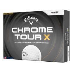 Balles de golf Callaway Chrome Tour X 2026 | Spin Max & Performance Tour