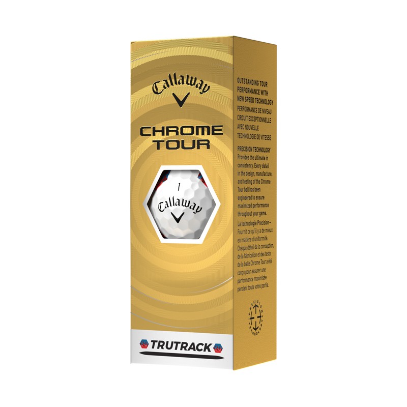 Balle de golf Callaway Chrome Tour TruTrack 2026 | Niveau Tour