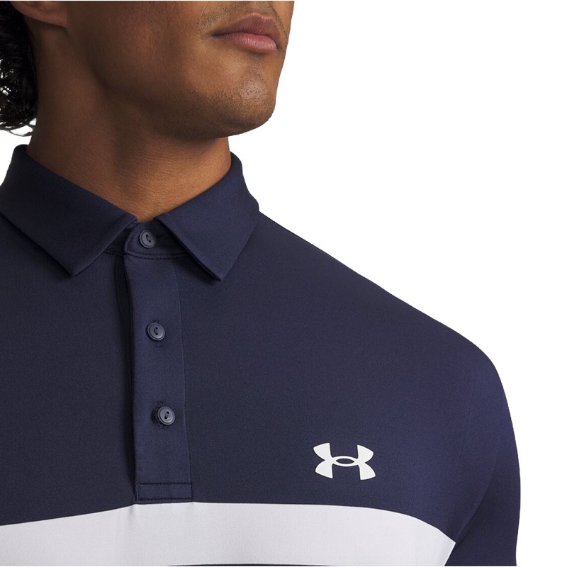 Polo Under Armour Playoff 3.0 Stripe | Polo de golf rayé respirant et performant – Route du Golf