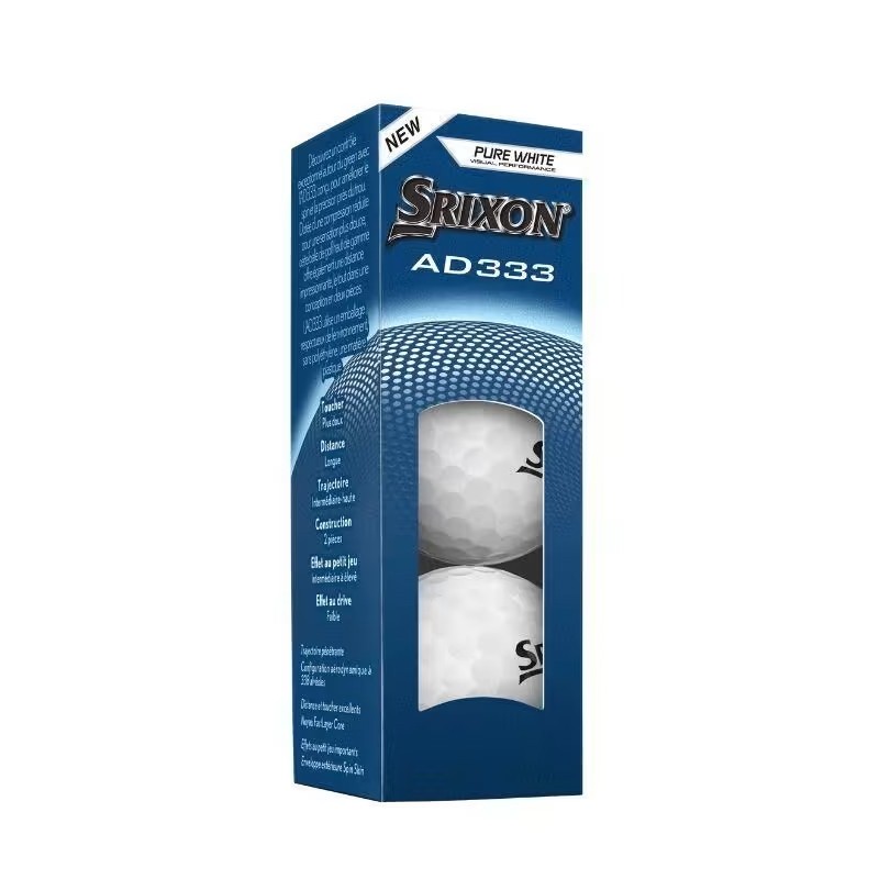 Balles de golf Srixon AD333 (12) – Distance & Contrôle | La Route du Golf